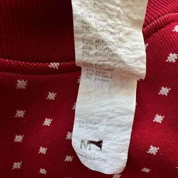 FABLETICS | NWOT FAIR ISLE HOLLY SET HIGH WAIST SEAMLESS LEGGINGS & TOP | MEDIUM - Picture 11 of 16